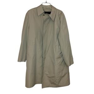 Royal Castle Men’s Beige Trench Coat 40R with Removable Liner vintage